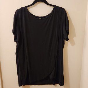 Old Navy - Crossover Maternity / Nursing T-Shirt - Black - XL